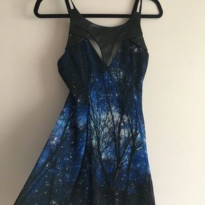 ASOS Petite Dress w/ Night Sky Print Size US 00